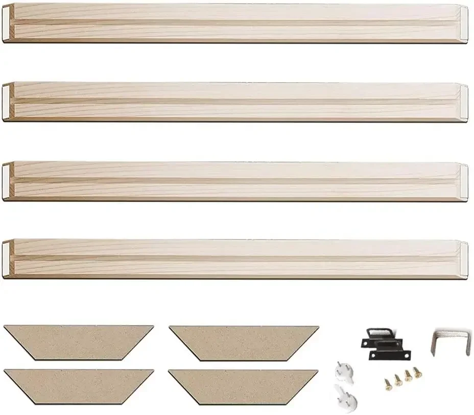 Wood Frame DIY Natural Wall Canvas Frame Diamond Painting Large Size Picture Poster Home Decor