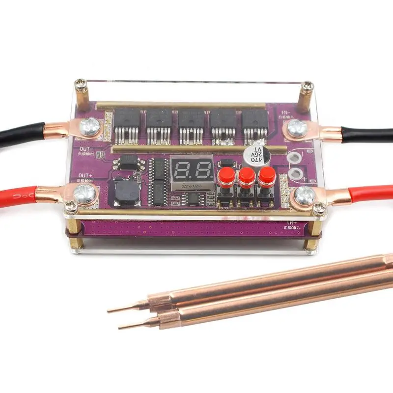 

Spot Welder Kit DIY 99 Gears Power Portable DIY Spot Welder Machine Kit Mini Size Lithium Battery Spot Welding Machine For 14650