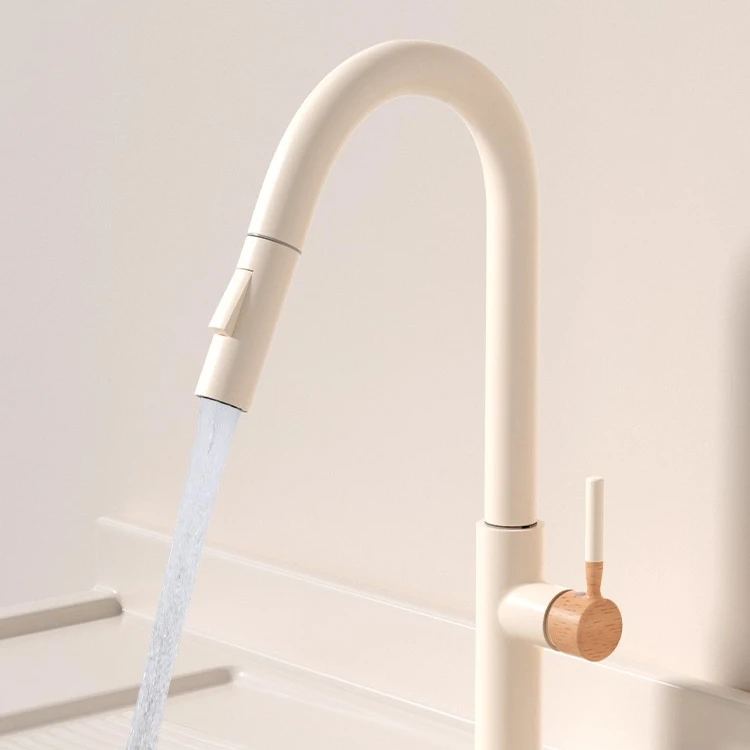 ก๊อกน้ำทองเหลืองสำหรับอ่างซักผ้าระเบียงโดยเฉพาะ - ก๊อกน้ำร้อนและน้ำเย็นแบบหมุนได้ป้องกันน้ำกระเด็น 1