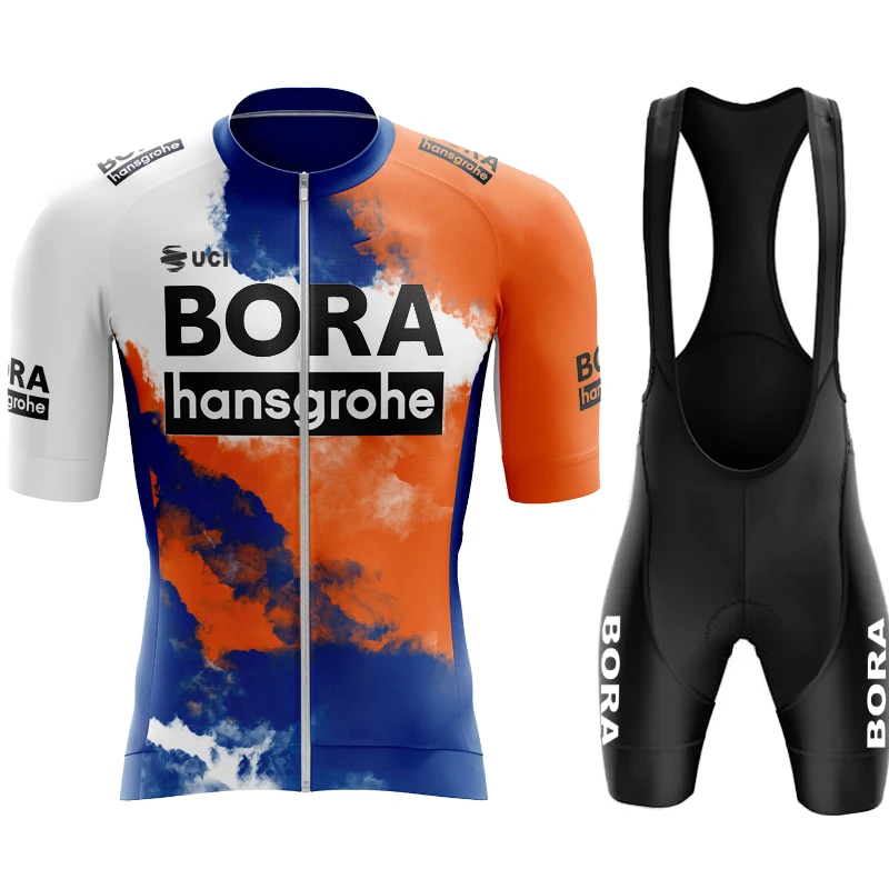 Cycling Clothes Man Summer 2024 Men's Clothing UCI BORA Bicycle Jersey Bike Mtb Male Sports Professional Shirt Jumper Bib Suit 3