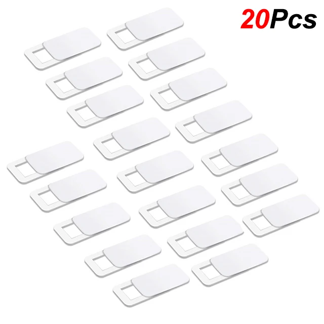 20Pcs Laptop Webcam Cover Universal Antispy Lens Privacy Cover For iPad Web PC Macbook Tablet lenses Privacy Ultra thin Sticker wide angle lens for mobile Lenses