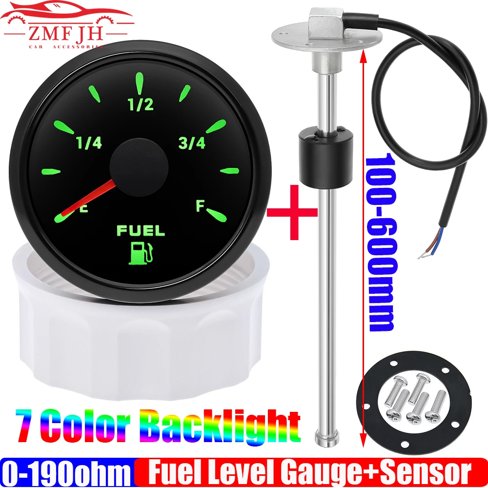 Brandstofniveausensor, 150 mm, marine, boot, waterniveaumeter, sensor, tankweergave, 5 gaten, geschikt voor brandstof, waterniveaumeter, 0-190 ohms