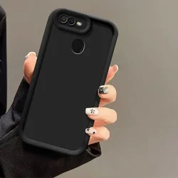 Premium Anti - Drop Protective Phone Case with Camera Guard - Soft Back Cover for OPPO A12E (Black)