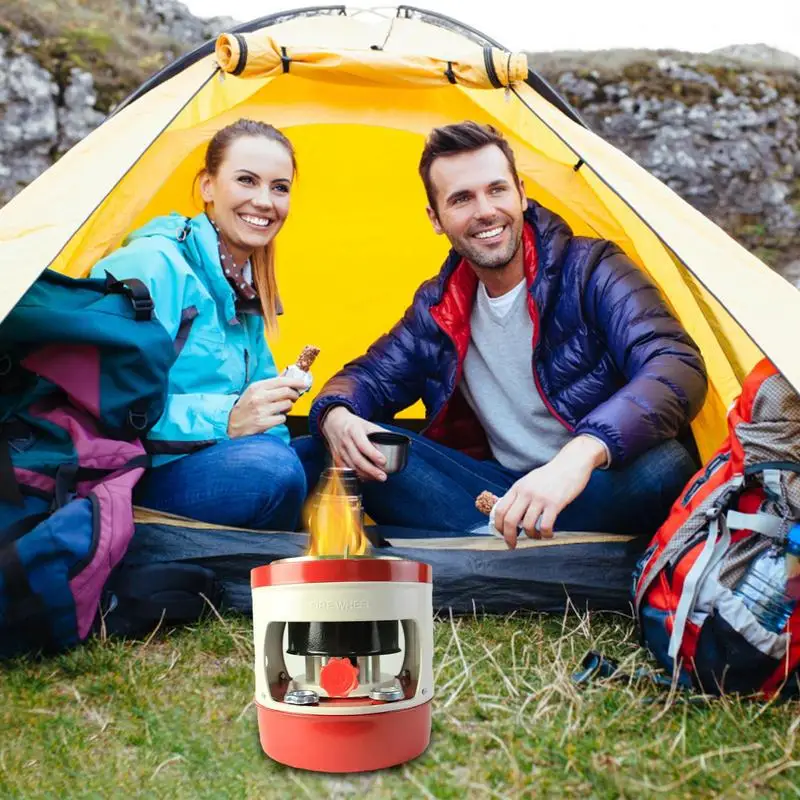 Mini Fornello Ad Alcool Portatile – Bruciatore Da Campeggio Pieghevole Per Escursionismo E Zaino