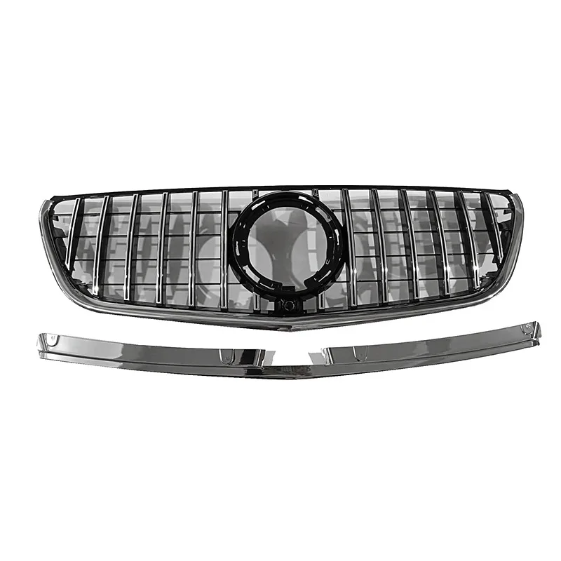 

Глянцевые черные решетки радиатора GT Style для Mercedes Benz Vito W448 2021-2023 годов, решетки для гоночных автомобилей, комплект бамперов