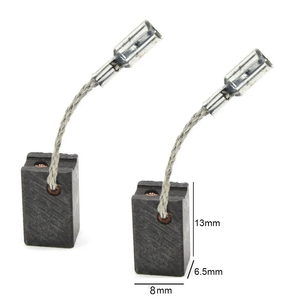 6.5x8x13mm GWS 7-100 GWS 7-115 E GWS 7-125 GOP250CE 앵글 그라인더 교체용 카본 브러쉬 6개