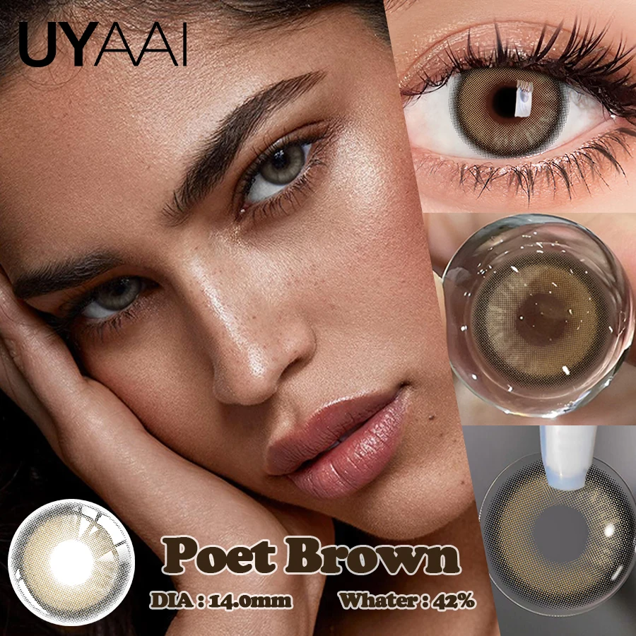 Vibrant Yellow Soft Contact Lenses for Cosplay & Makeup with Free Case