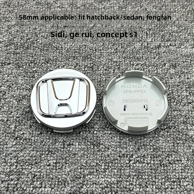 58MM/69MM Car Styling Wheel Center Hub Caps Cover Replacement Accessories For Honda CITY CIVIC Mugen Pilot Type R Type S Insight