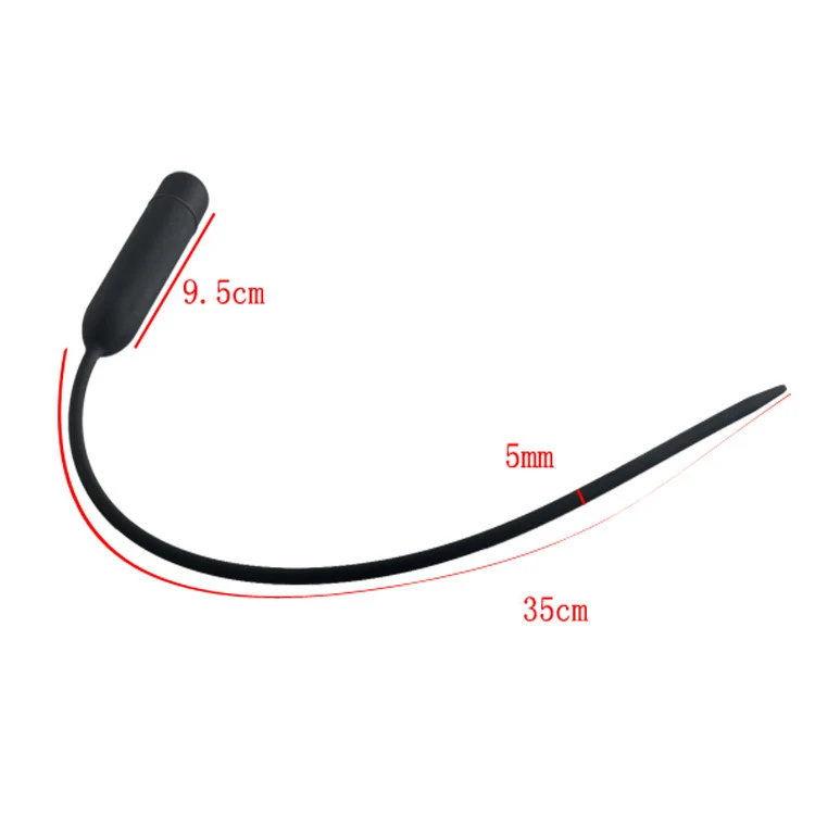 Vibrator Silicone Urethral Catheter Dilator Adult Sex Toys Horse Eye Stimulation Sounding Penis Insert Urethra Catheter for Men