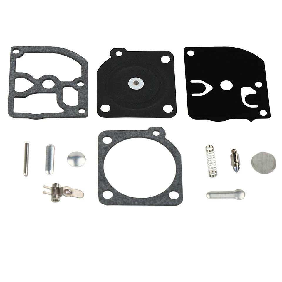 Lot de 2 kits de réparation de carburateur pour tronçonneuse Husqvarna