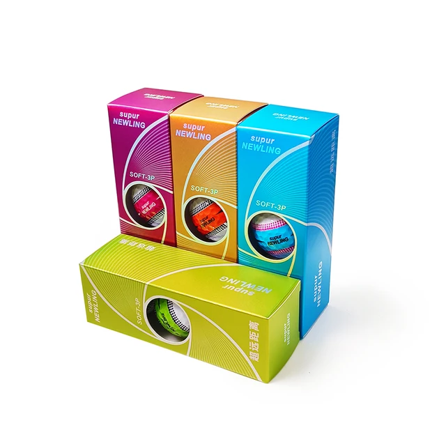 3pcs/box Supur NEWNING Golf Games Ball Super Long Distance Three layer Ball for Professional Competition Game Ball Golfers Gift 2