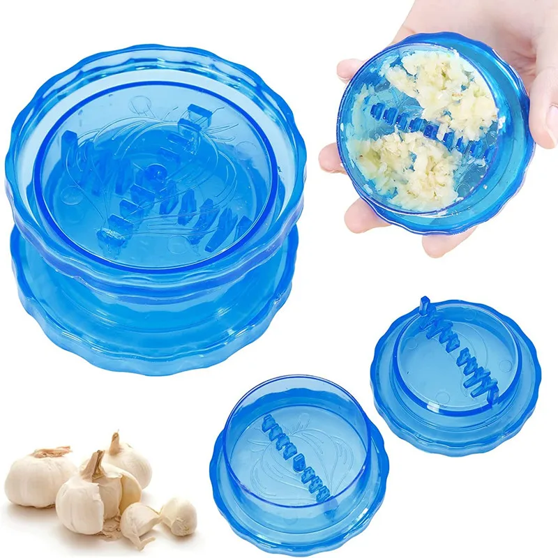 Garlic Grater Manual Garlic Twist Crusher Box Press Ginger Grinder Pepper Chopper Multi role