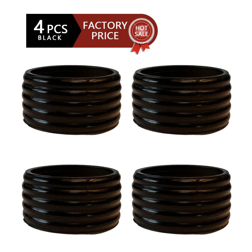 Tennis Racket Grip Round Elastic Silicone Ring Fixed Grip Rubber Sweat-Absorbent Belt Racket Sports Accessories 4Pcs