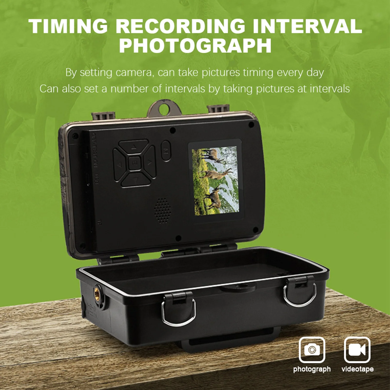 Infrared Camera Infrared Hunting Camera 16MP High Definition 1080P Night Vision Monitoring Waterproof Hunting