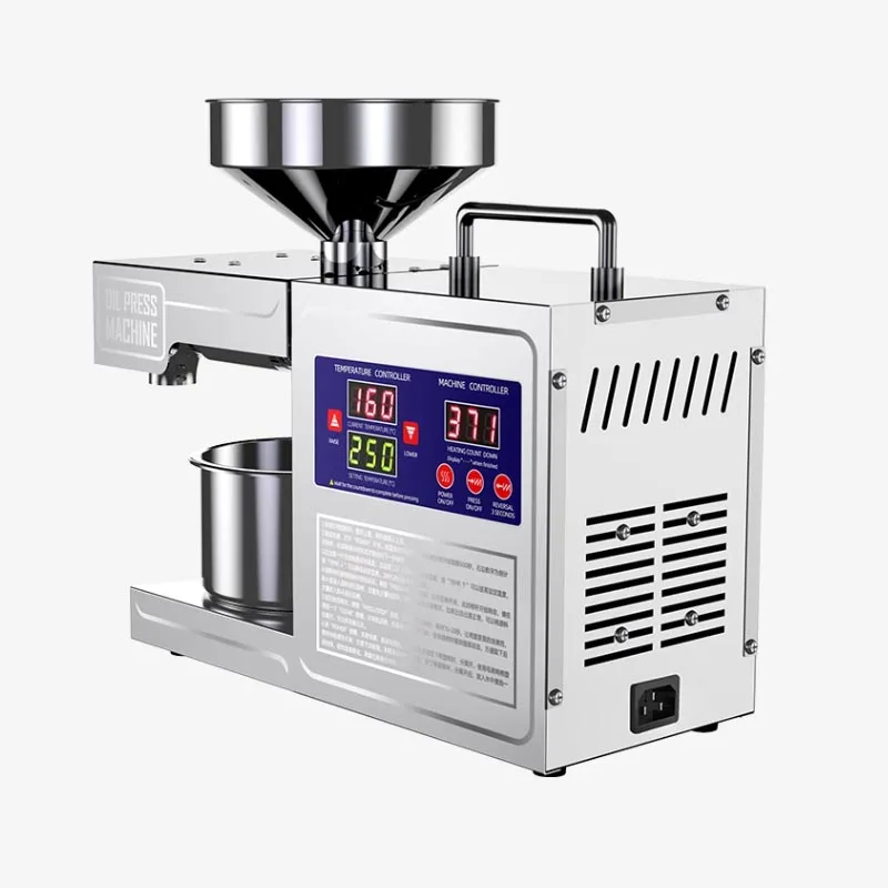 Smart Home Stainless Steel Oil Press B03S Digital Temperature Control Panel Peanut Coconut Flaxseed Energy-saving Oil Press