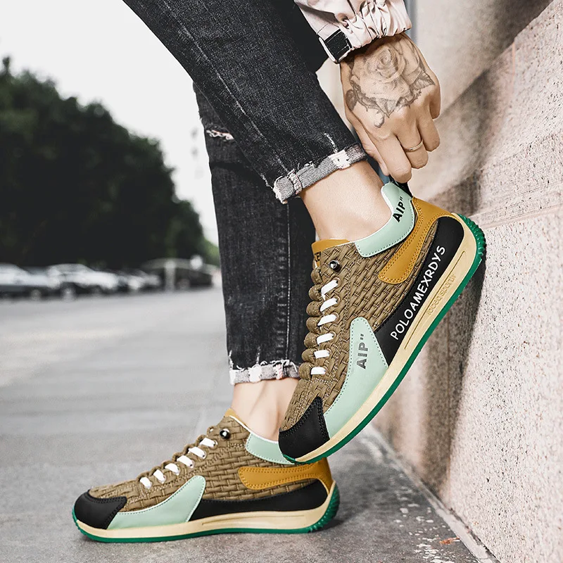 Light Non-slip Luxury Brand Men's Sneakers Men Chunky Sneakers Fashion 2024 Designer Male Casual Board Man's Vulcanize Shoes 5