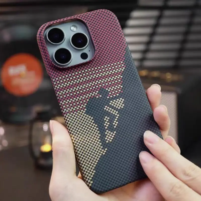 Luxury Carbon Fiber Matte Slim Frameless Cooling Case