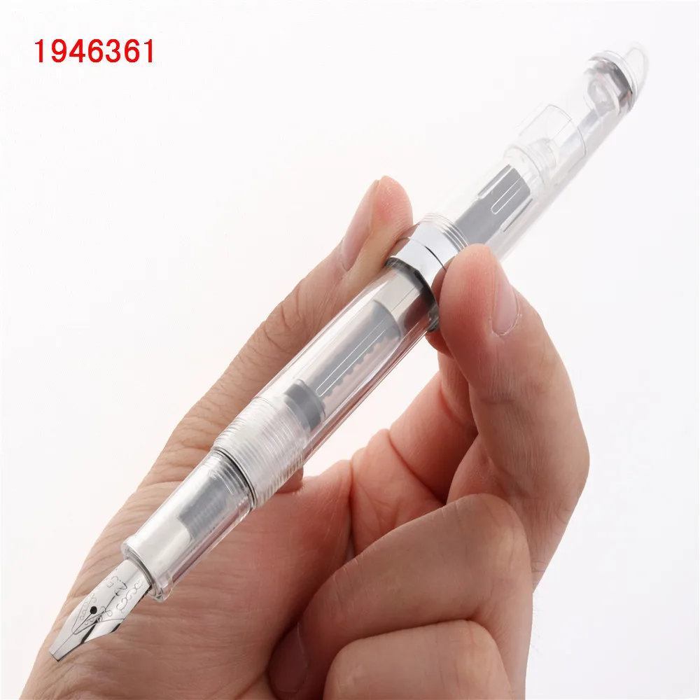 Fountain Pen Jinhao Transparent white Business office school supplies Fountain Pen Student ink pens