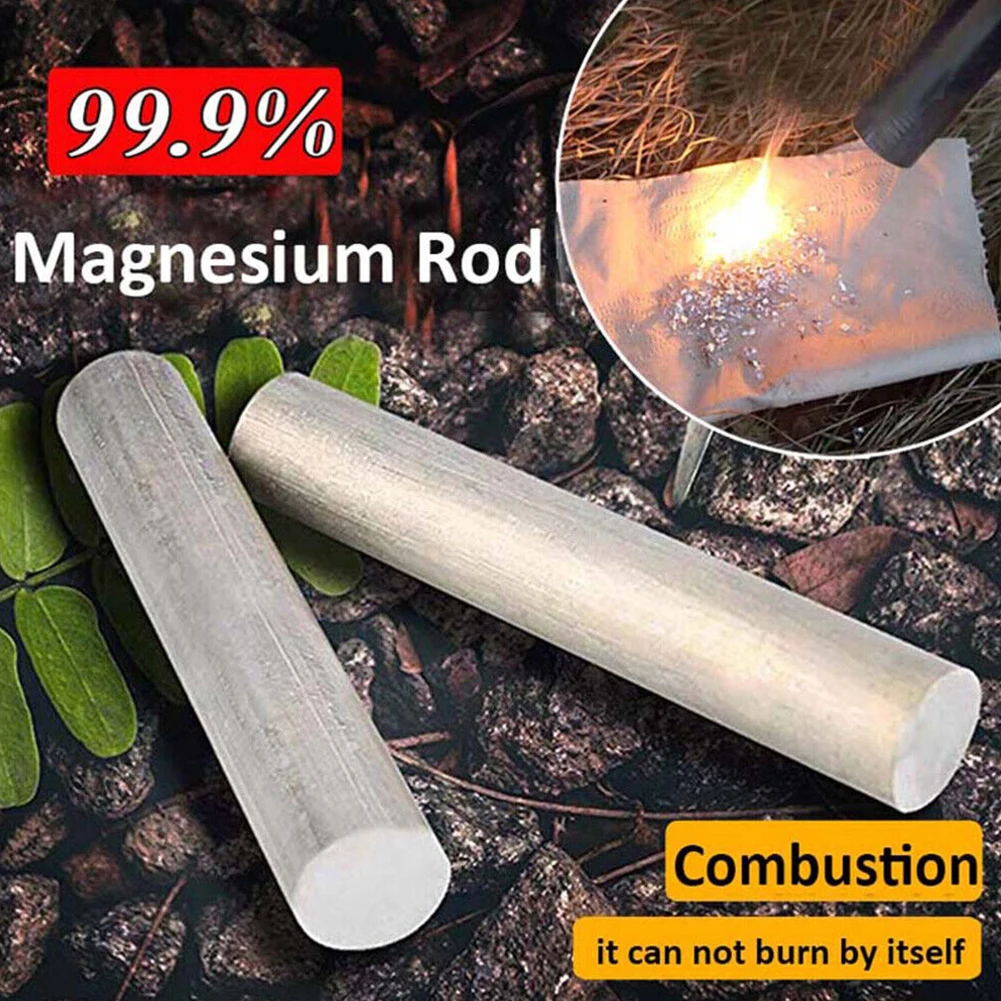 5 Aste Di Magnesio Metallico Puro Al 99,99%, Lunghezza 100mm, Per Laboratorio E Industria, Made In China