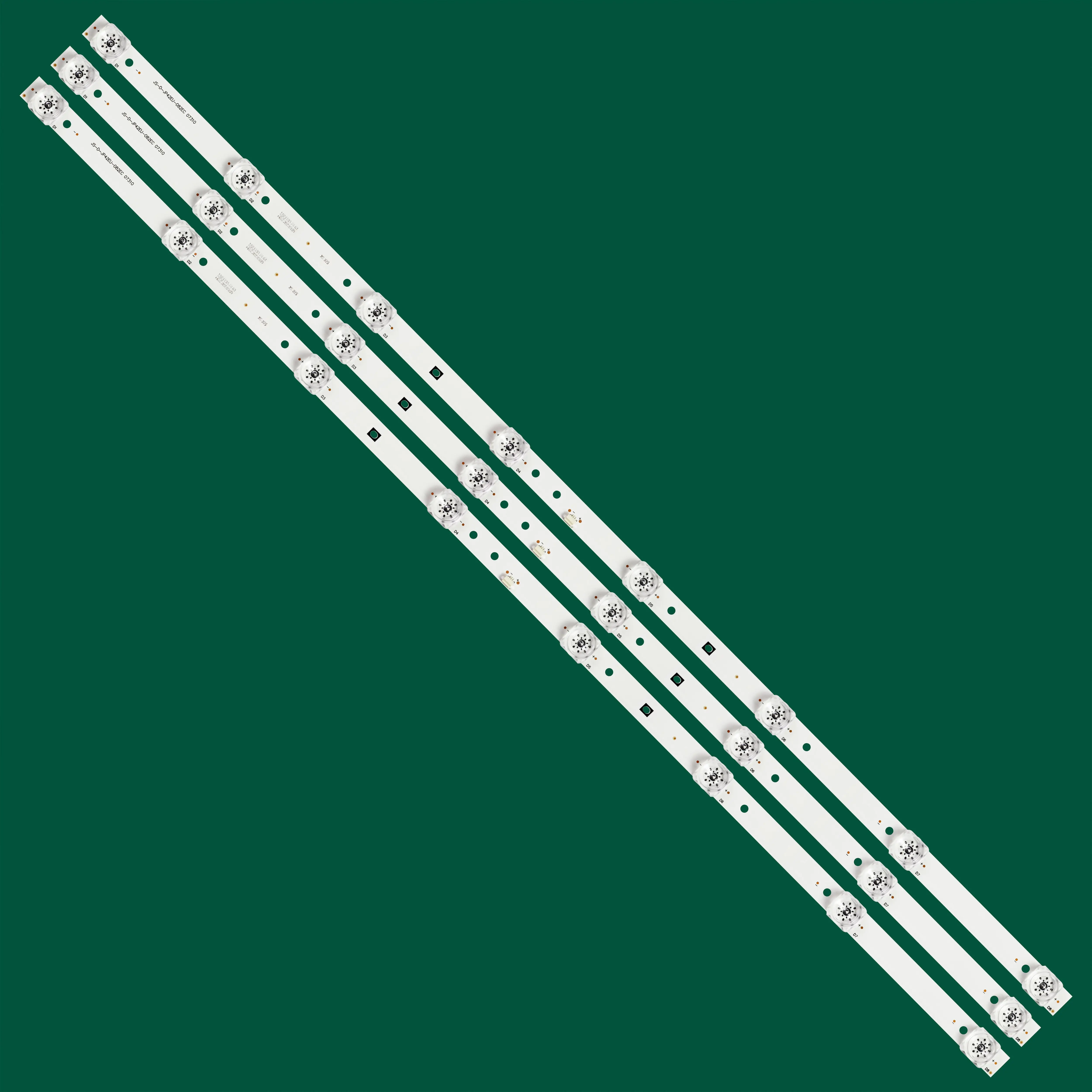 

Фонарь с подсветкой, 8 ламп для Akai 42 ''TV светодиодный (70310) E42EP/K1000 MCPCB 6V/JS-D-JP42EU-082EC 730 мм