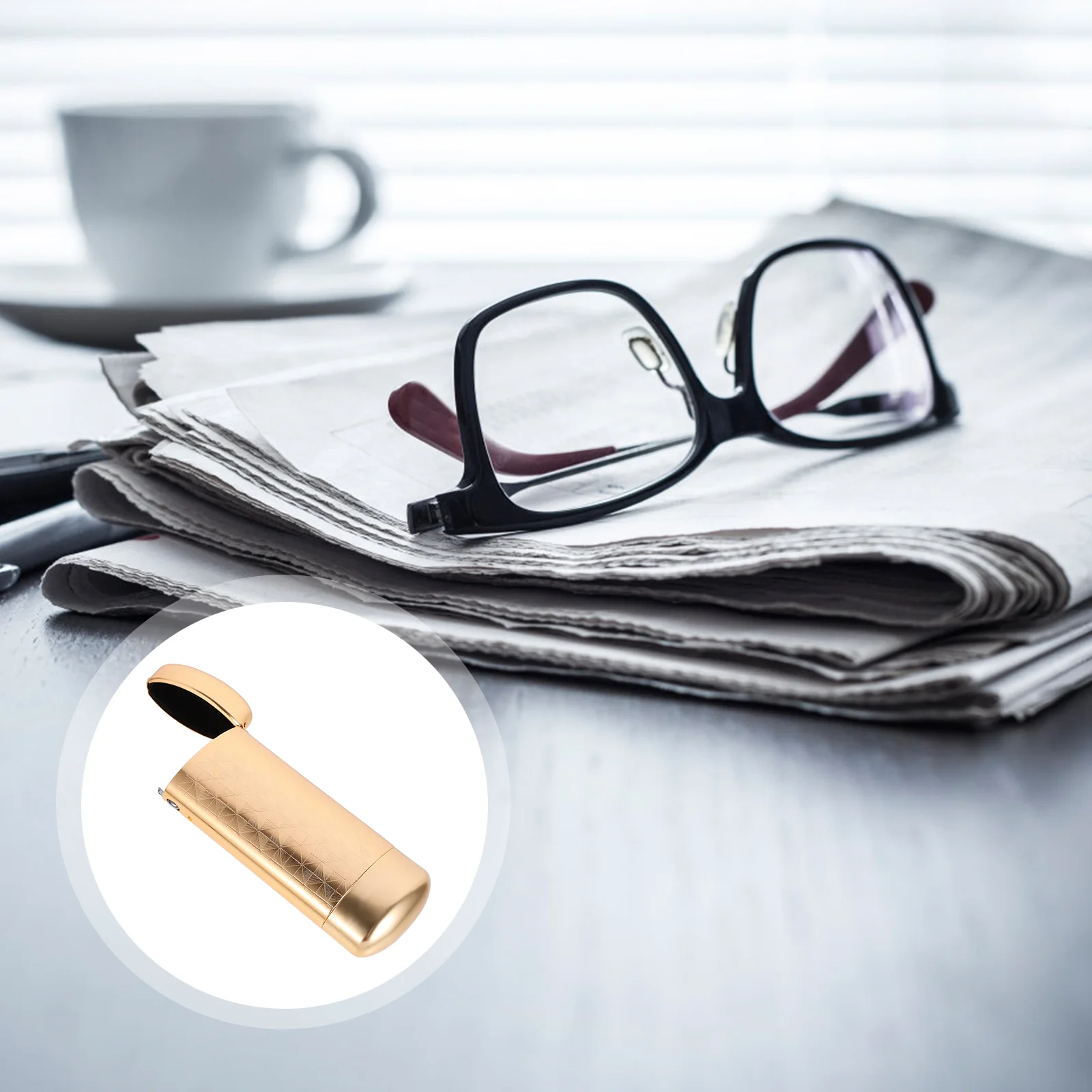 

Glasses Case Spectacle Cases Glasses Case Hard Shell Eyeglass Case Golden Glasses Spectacles Pocket Aluminum Sunglasses Box