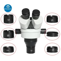 WD30 WD165 0.5X 0.7X 1.0X 2.0X Trinocular Stereo Zoom Microscope Camera Glass  Auxiliary Objects Lens for Phone Chip PCB Repair 1