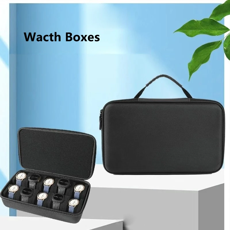 Watch Box Travel Case Portable Watch Display Case Storage Box Organizers for Wristwatches and Smart Watches Men or Women watch storage box watch storage bag watch storage pouch watch display stand