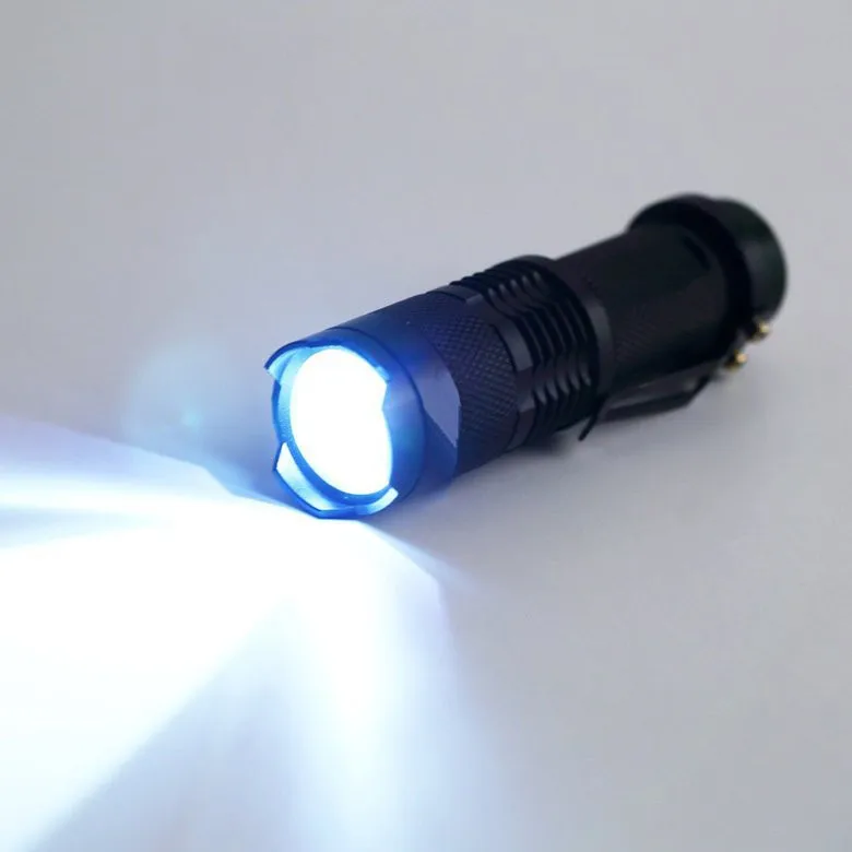 ZK30 Mini LED UV Flashlight Ultraviolet Torch With Zoom Function Mini UV Black Light Pet Urine Stains Detector Scorpion Hunting rechargeable torch Flashlights