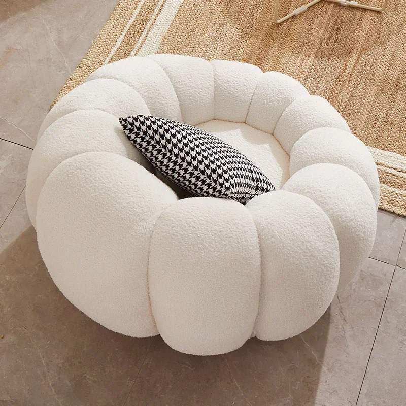 Pumpkin Sofa Lazy  Tatami Balcony Casual Single  Chair Small Household Backrest  Internet Celebrity