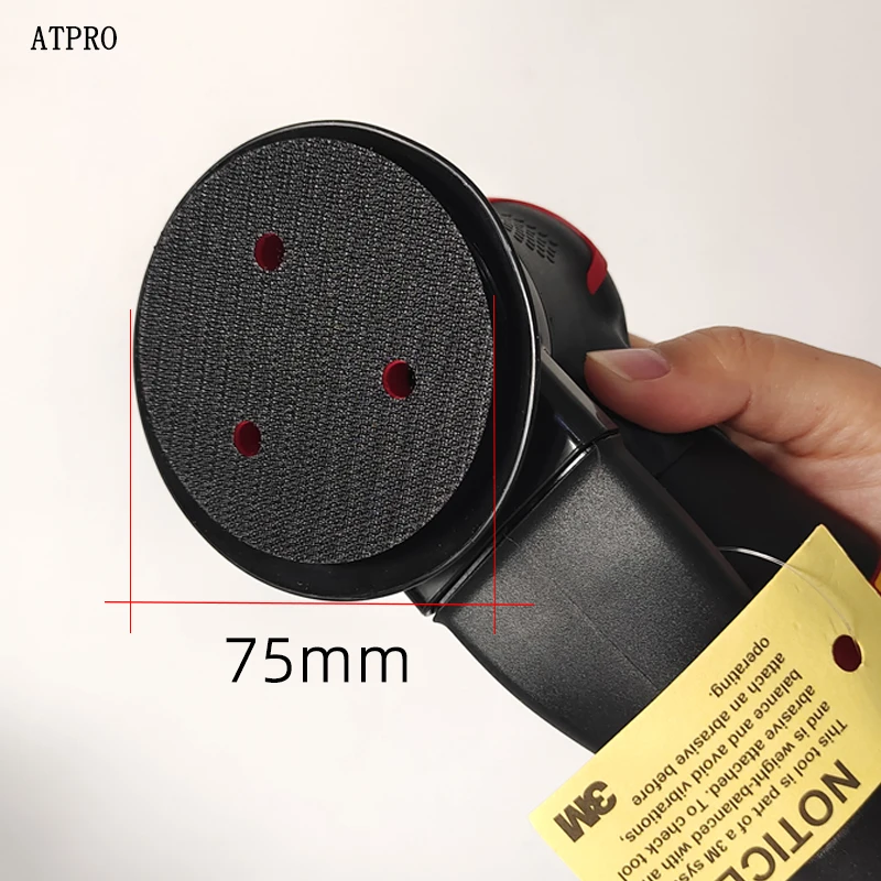 3M38505 3-inch pneumatic sander Round 75MM auto rust polishing waxing abrasive sandpaper machine