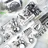 2m/Roll Violin Instrument Flower PET Tape Masking Tape  For DIY Sticker Scrapbooking Journal Collage Material 3