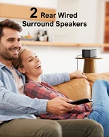 ULTIMEA 7.1 Surround Sound System Sound bar for TV with Dolby Atmos&APP Control, Home Cinema Bluetooth Speaker with Subwoofer - Image 5