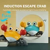 Induction Crawling Escape Crab Automatic Obstacle Avoidance Crab Electric Luminous Music Toys Rechargeable Musical Children Toys 1