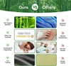 100% Organic Bamboo Bedding Set with Duvet Cover Fitted/Flat Sheet Pillowcase Luxury Silky Bedsheet Bed Linens Queen King Size 3