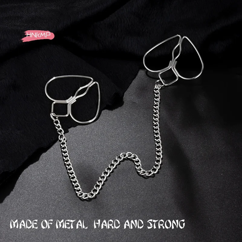 Piastre per unghie Morsetti per seni con punta interna di gioielli per il corpo sexy Regalo per capezzoli senza piercing Anelli di protezione per capezzoli Morsetto circolare_voghion.com