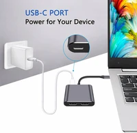 4k Uhd Display Usb C Thunderbolt3 Dual HdTV Extend 2 Monitors Usb 3.0 Hub Type-C Dock Pd Fast Charging For Macbook Pro Air - Image 4