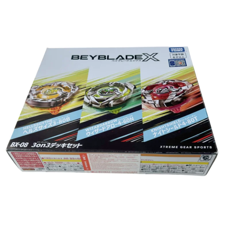 Takara Tomy Beyblade X BX-08 3on3 Deck Set (Japan)