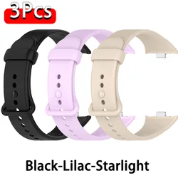 Official Silicone Band for Smart Watch - Durable Replacement Strap (Black - Lilac - Star)