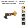 Oscillating Multi function tool Electric Saw With Trimmer /Shovel/Cutting Woodworking Speed Tool Fit Makita/Dewalt 18V Battery 6