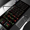 Stock Market Chart Pattern Large Gaming Mousepad XXL Keyboard Gamer Mouse Pad On The Table Speed Desk Mat 100x50cm Mouse Mats 1