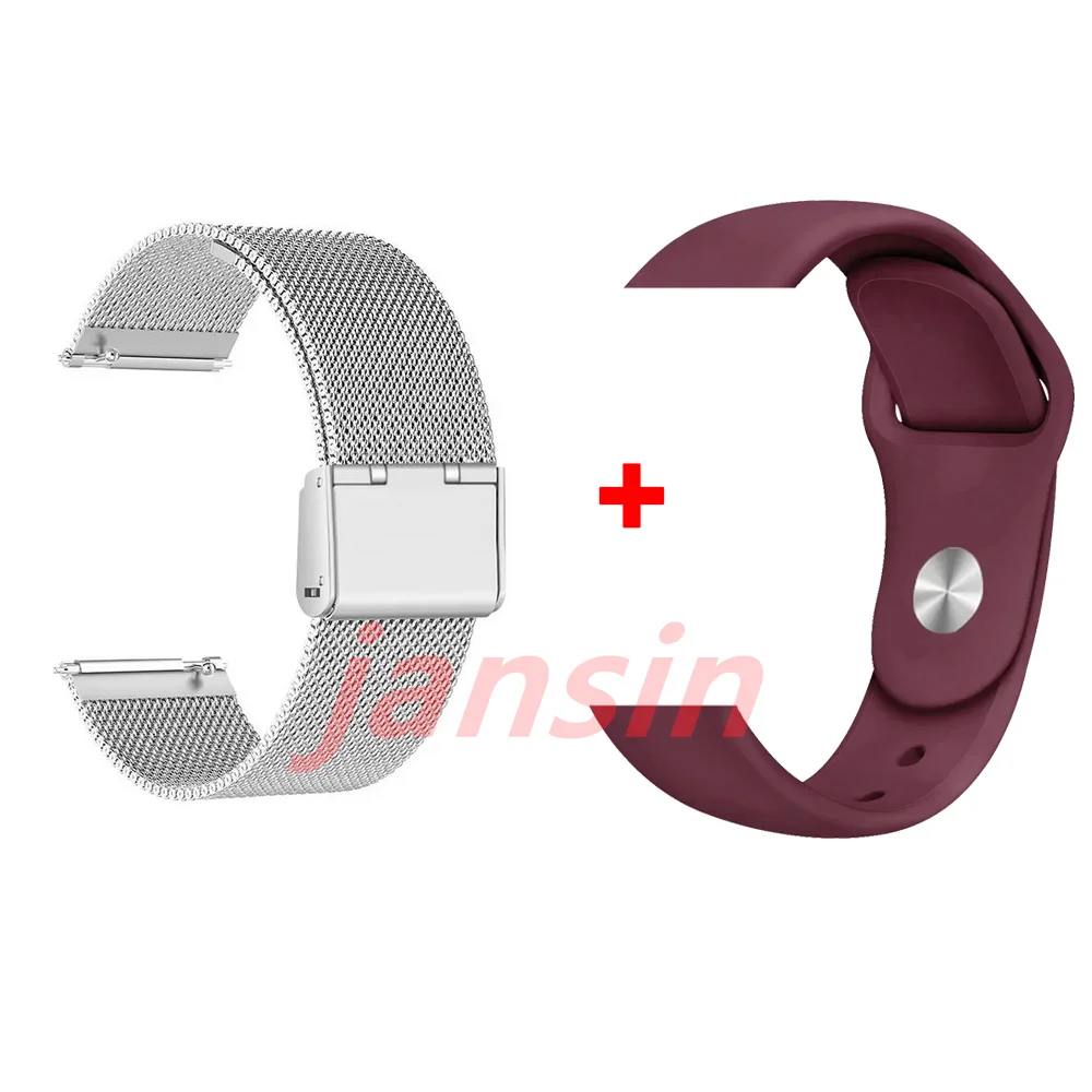 Dual-Pack Metal Watch Strap - 20mm/22mm Replacement Bands