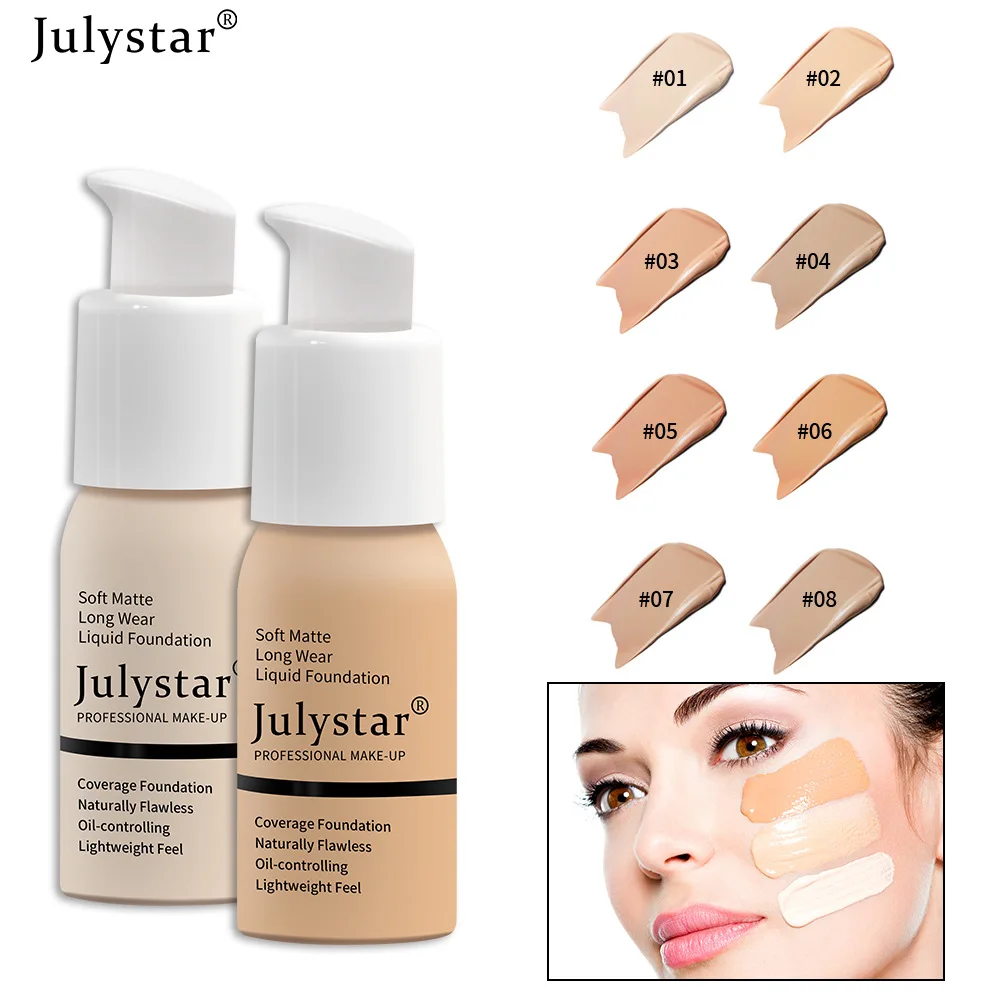 Professional Matte Oil Control Makeup Foundation Cream Face Concealing Eye Dark Circle Liquid Long-lasting Corrector Cream