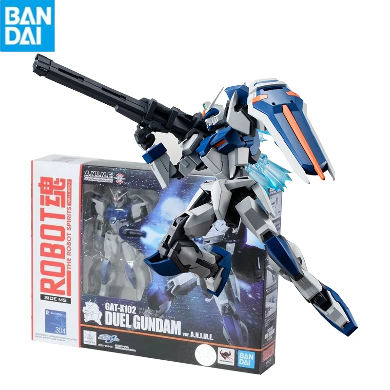 

Bandai Gunpla Robot Spirit Gat-X102 Duel Gundam Ver Anime Movable Joints High Quality Collectible Robots Toys Models Kids Gift