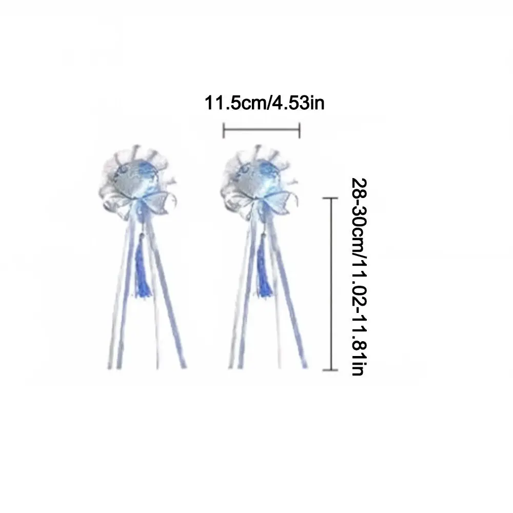 Cute Chinese Style Lolita Headdress Kawaii Handmade Maruko Barrettes Cosplay Traditional Cheongsam Hair Bag Girl