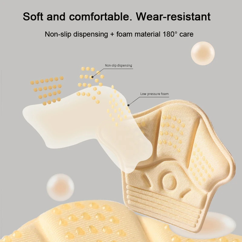Heel Protector Sneakers Heel Sticker Shoe Protector Heel Liners Cushion Inserts for Women Sports Pad Can Be Cut Adjusted Half Size Pads