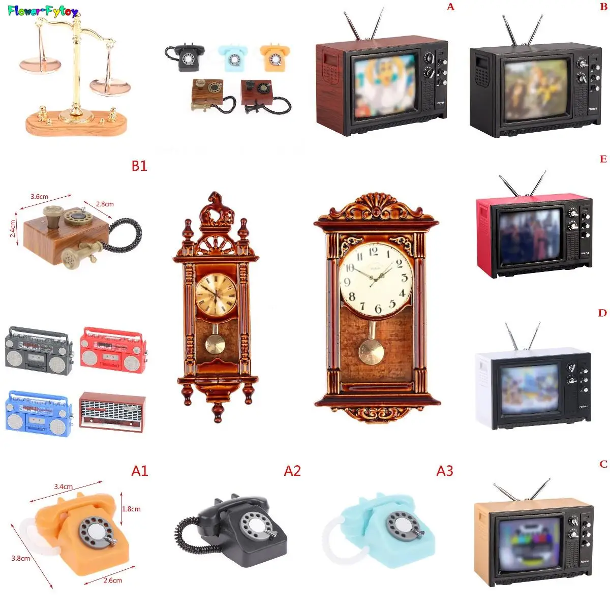 

1Pc High Quality 1/12 Doll House Miniature Accessories Mini Balance Scale Model Toy Decorative Accessories