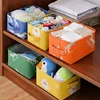 Desktop Storage Box Household Cosmetics Snack Books Sundries Drawer Storage Organizer Box Dormitory Fabric Storage Basket 1