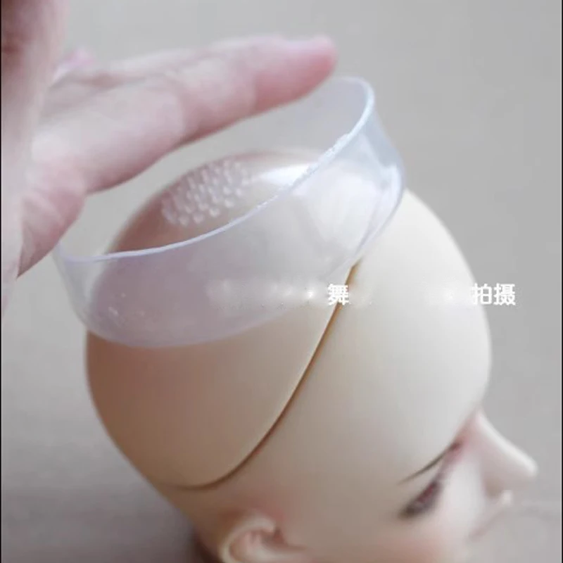 Doll wig headgear 1/3 1/4 1/6 1/12 BJD silicone headgear for BJD doll silica gel hair wigs cover 6 sizes for choose