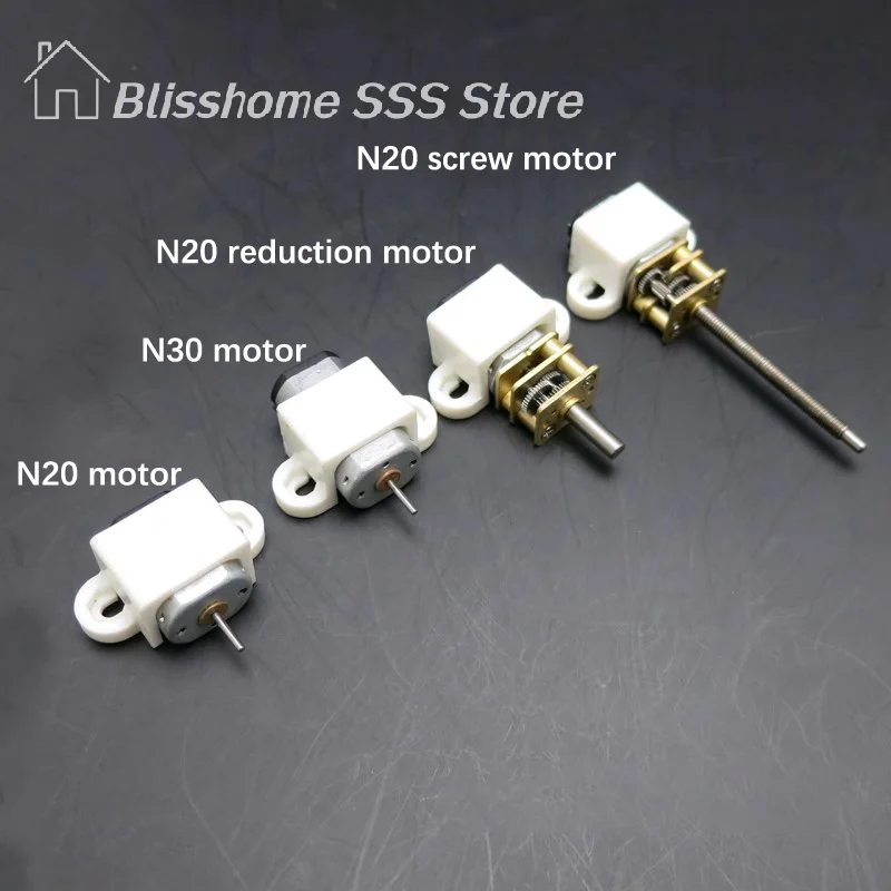 【S】5pcs 상세한 디자인 N20 마이크로 모터 마운트 키트 N20 시리즈 모터 장난감 액세서리용 DC 기어 모터 장착 브래킷