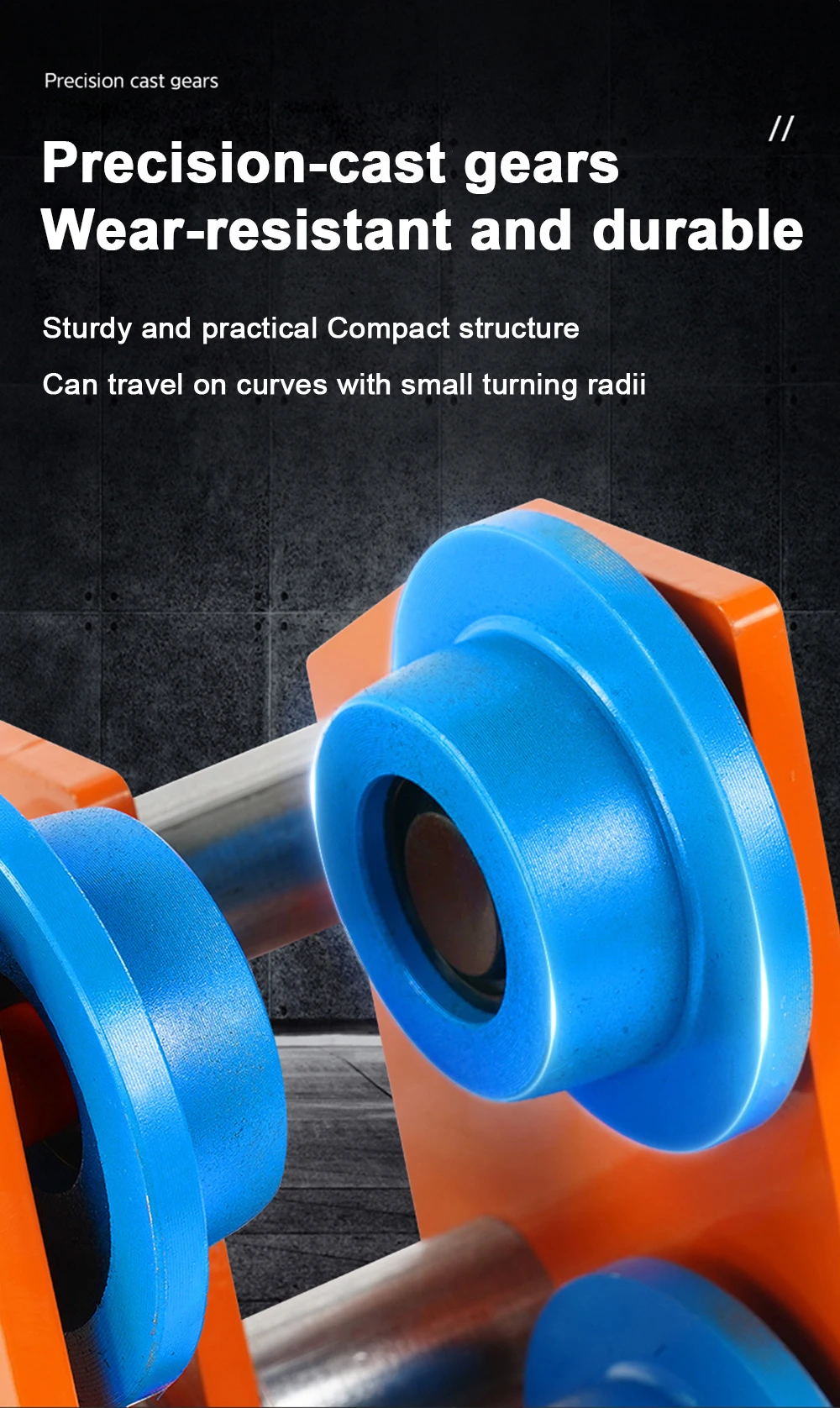 I-Beam Pulley Sliding Lifting Tool T-Type Trolley Monorail Crane Hoist Lifter He